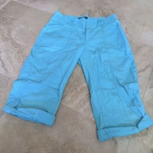 RIDERS BY LEE MID-RISE SKIMMER CAPRI PANTS
